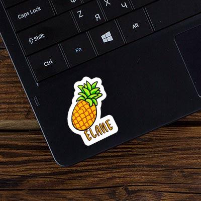 Sticker Pineapple Elane Laptop Image