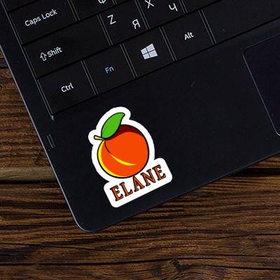 Sticker Elane Apricot Laptop Image