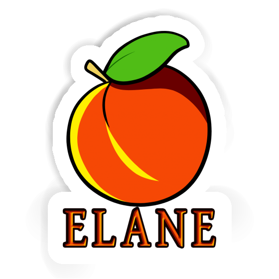 Sticker Elane Apricot Gift package Image