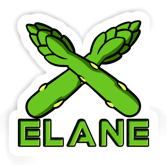 Sticker Asparagus Elane Gift package Image