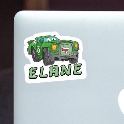 Race car Sticker Elane Notebook Image