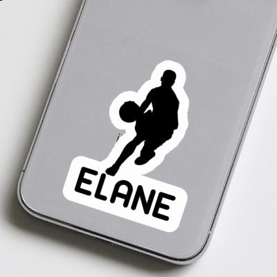 Elane Sticker Basketballspieler Notebook Image