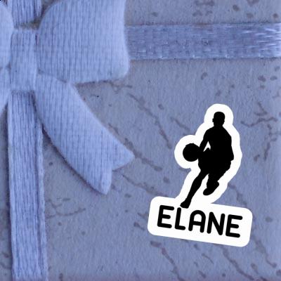 Elane Sticker Basketballspieler Laptop Image