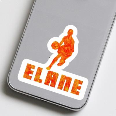 Elane Sticker Basketball Player Image