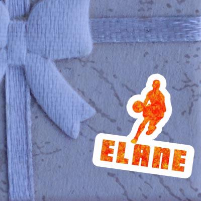 Elane Sticker Basketball Player Image