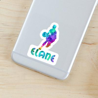 Sticker Elane Basketballspieler Gift package Image