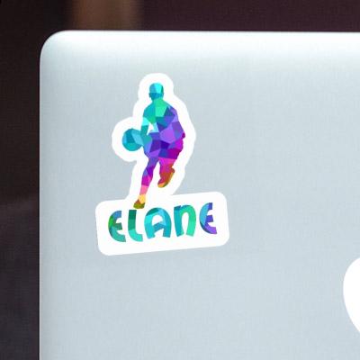 Sticker Basketball Player Elane Laptop Image