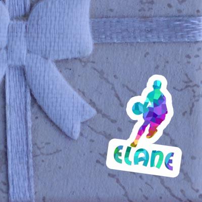 Sticker Elane Basketballspieler Gift package Image