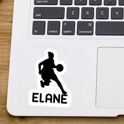 Basketball Player Sticker Elane Notebook Image