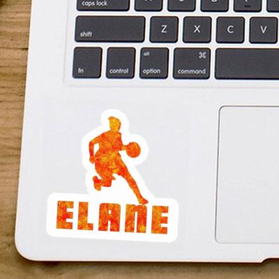 Elane Sticker Basketball Player Image