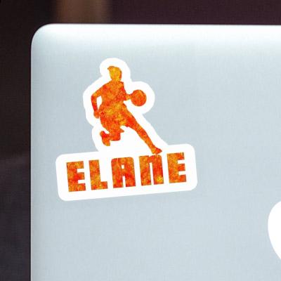 Elane Sticker Basketball Player Laptop Image