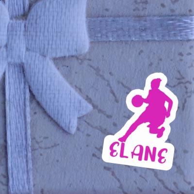 Elane Sticker Basketball Player Image