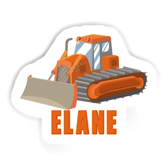 Excavator Sticker Elane Notebook Image