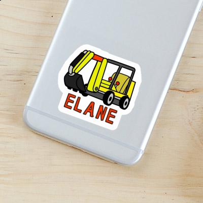 Autocollant Elane Mini-pelle Notebook Image