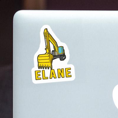 Excavator Sticker Elane Notebook Image