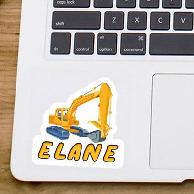 Excavator Sticker Elane Image