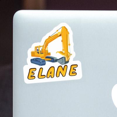 Excavator Sticker Elane Image