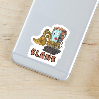 Elane Sticker Excavator Laptop Image