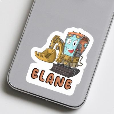 Elane Sticker Excavator Laptop Image