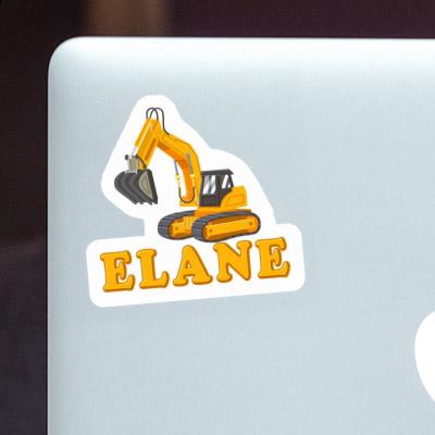 Sticker Elane Excavator Image