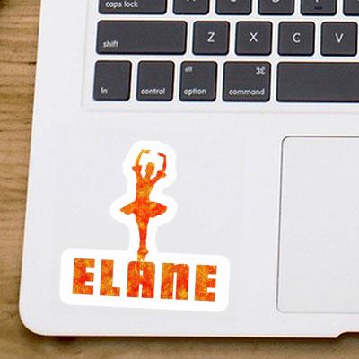 Ballerina Sticker Elane Laptop Image