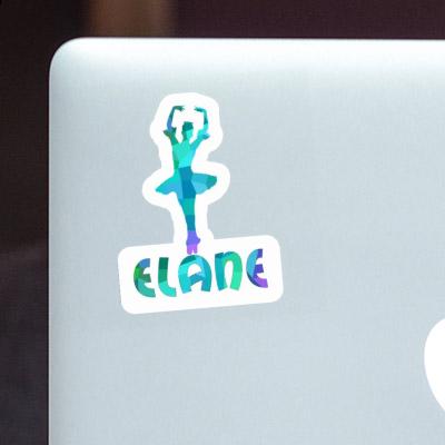 Sticker Ballerina Elane Laptop Image