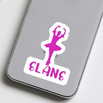 Ballerina Sticker Elane Laptop Image