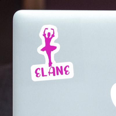 Ballerina Sticker Elane Laptop Image