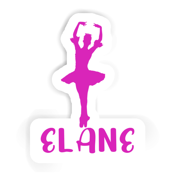 Ballerina Sticker Elane Notebook Image