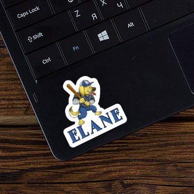 Sticker Elane Baseball Dog Gift package Image