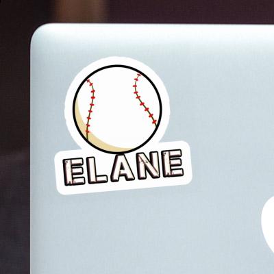 Elane Sticker Baseball Ball Notebook Image