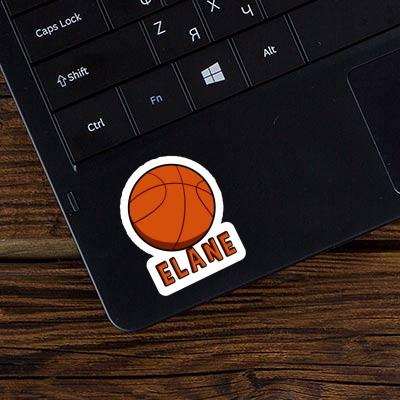 Sticker Elane Basketball Ball Laptop Image