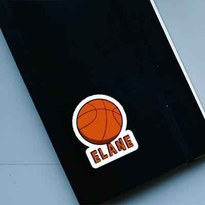 Sticker Elane Basketball Ball Notebook Image