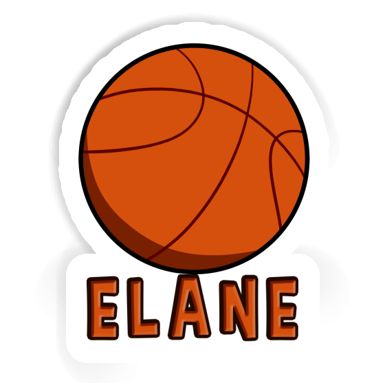 Sticker Elane Basketball Ball Laptop Image