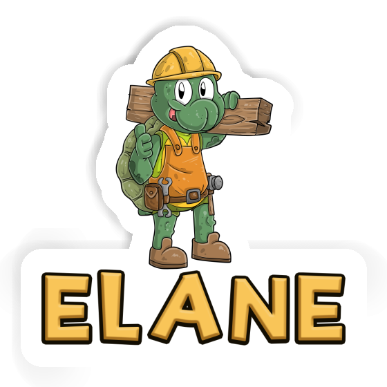 Elane Sticker Construction worker Gift package Image