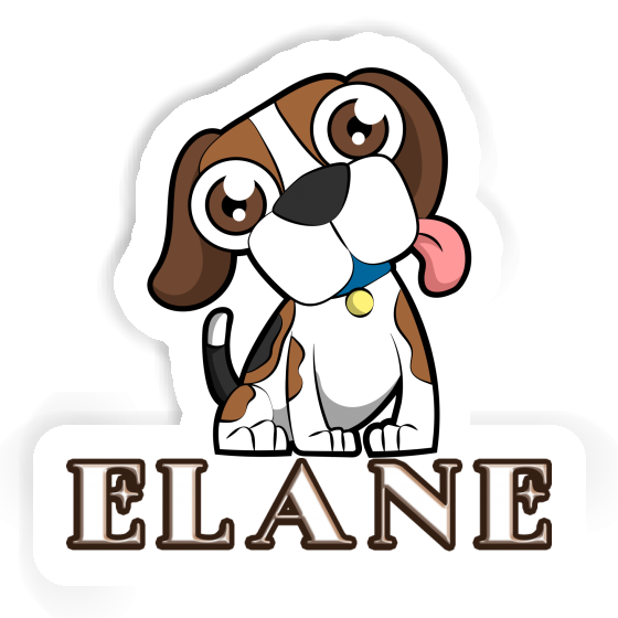 Elane Sticker Beagle Dog Laptop Image