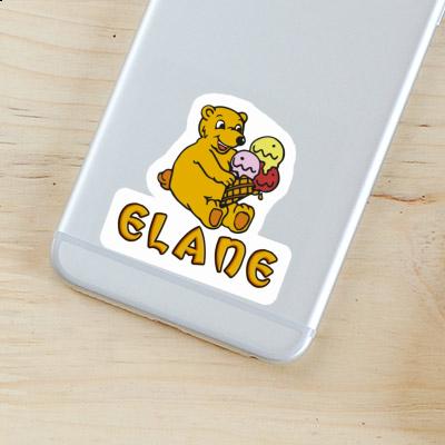 Ice Cream Bear Sticker Elane Gift package Image