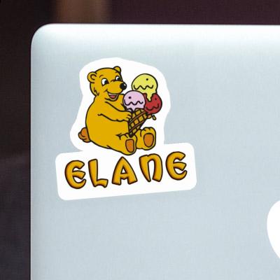 Ice Cream Bear Sticker Elane Gift package Image