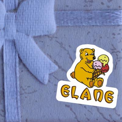 Ice Cream Bear Sticker Elane Notebook Image