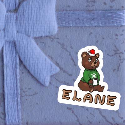 Autocollant Elane Ours de Noël Gift package Image