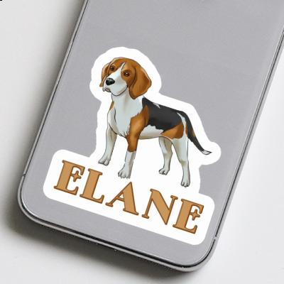 Elane Aufkleber Beagle Hund Laptop Image