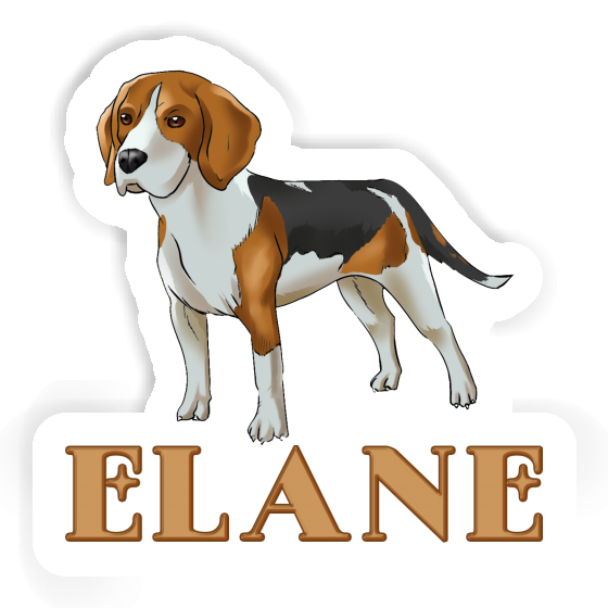 Elane Sticker Beagle Image