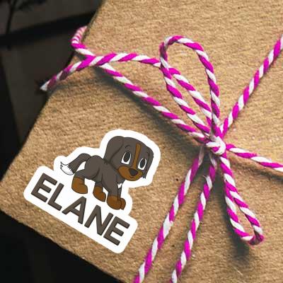 Sticker Bernese Mountain Dog Elane Notebook Image