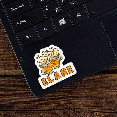 Elane Sticker Beer Laptop Image