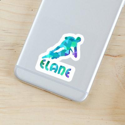 Elane Sticker Biker Laptop Image