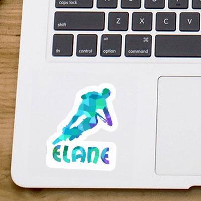 Sticker Elane Biker Laptop Image