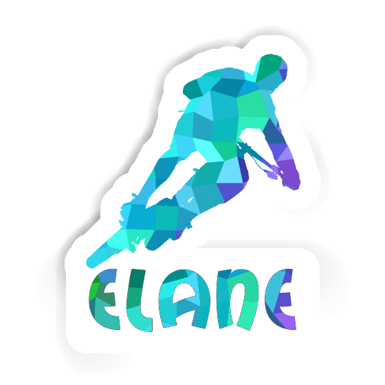 Sticker Elane Biker Laptop Image