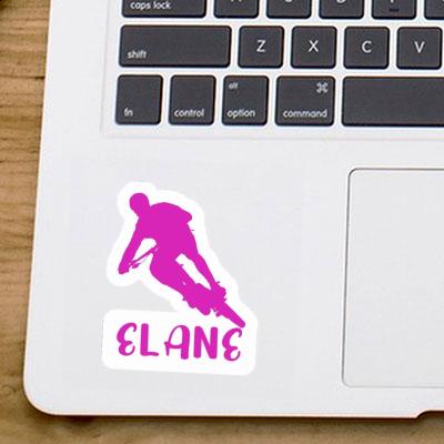 Biker Sticker Elane Laptop Image