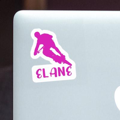 Biker Sticker Elane Image