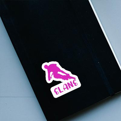 Biker Sticker Elane Image